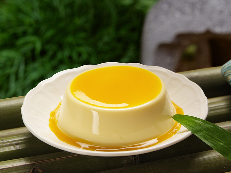 Season's limited fruit pudding