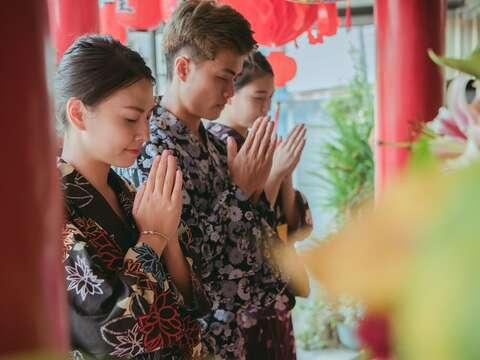 關子嶺寺廟眾多，圖為在地溫泉守護神火王爺廟