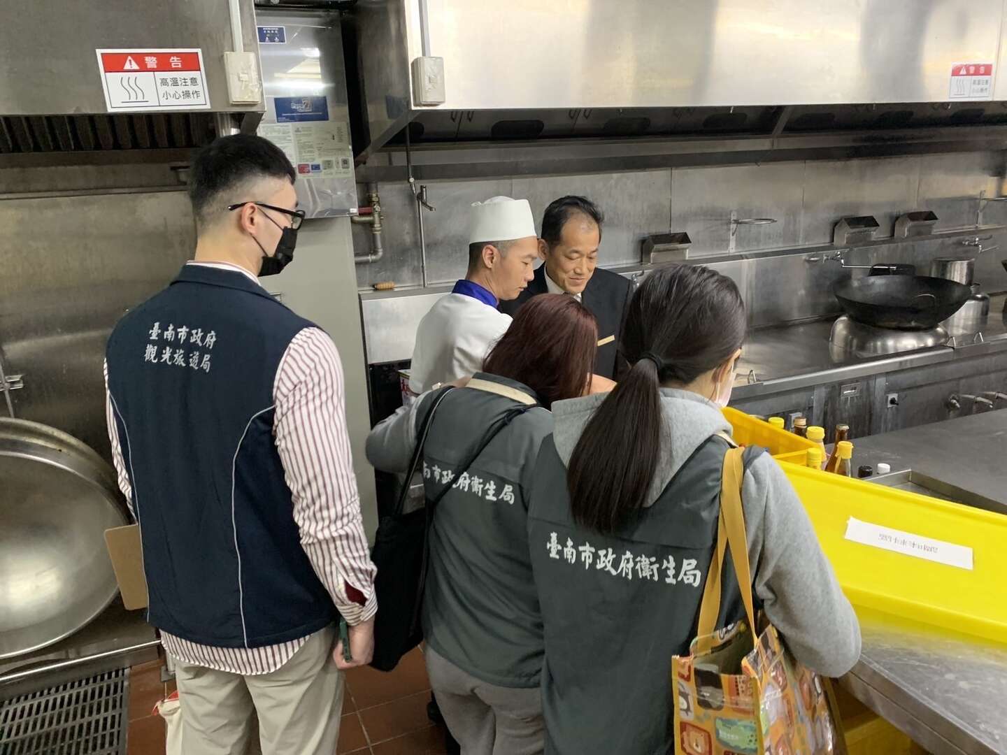 觀光旅遊局會同衛生局稽查旅宿業食品安全