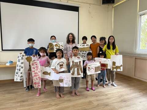 小朋友踴躍參加蕭壟文化園區兒童藝術節活動