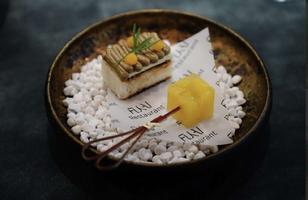 甜点「放纵」结合台南特产水果与南洋风味(FUKAI提供)