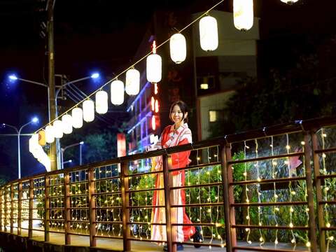 2025台南关子岭温泉美食节「宝泉桥」夜间灯饰