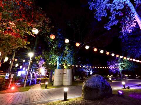2025台南关子岭温泉美食节「岭顶公园」夜间灯饰