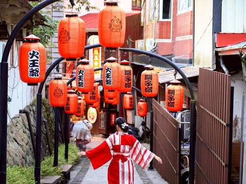 台南关子岭温泉老街