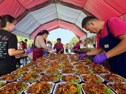 活动现场料理状况