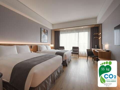 豪华家庭房-碳足迹标章(禧榕轩大饭店提供)