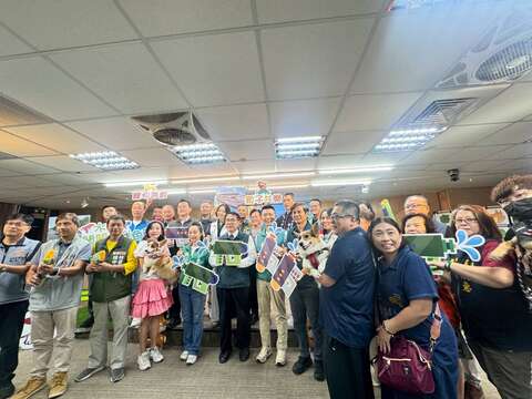 「2025虎头埤水与绿-萌宝戏水节」记者会合照