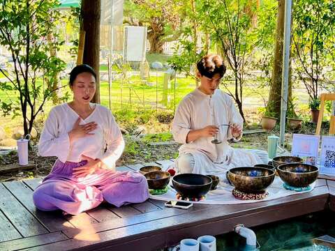 温泉X瑜珈X声钵活动-泡脚场