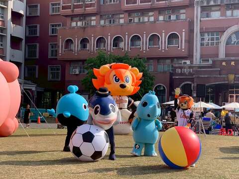 2025超偶联盟_台南萌市力_吉祥物接力推球比赛