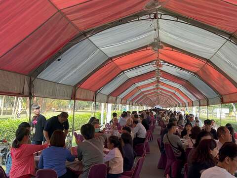 台南总舖师四季办桌冬季场活动现场用餐情况