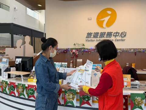 台南航空站旅游服务中心安排日语能力的旅服人员,旅游沟通更安心。