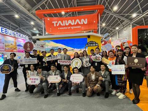 新加坡NATAS春季旅展台湾馆开幕合照
