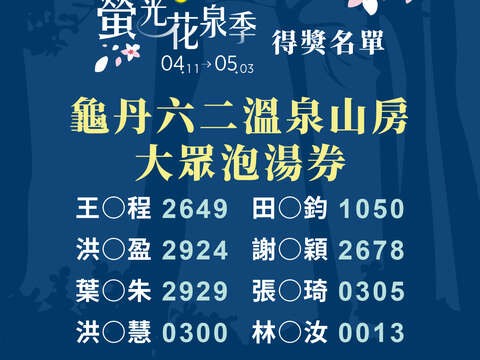 「2026萤光花泉季」委托专业服务案-中奖名单_三部曲-六二_0