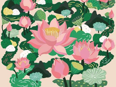 2026白河莲花季系列活动海报