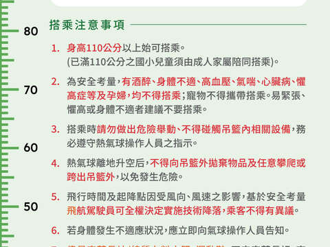 热气球搭乘说明