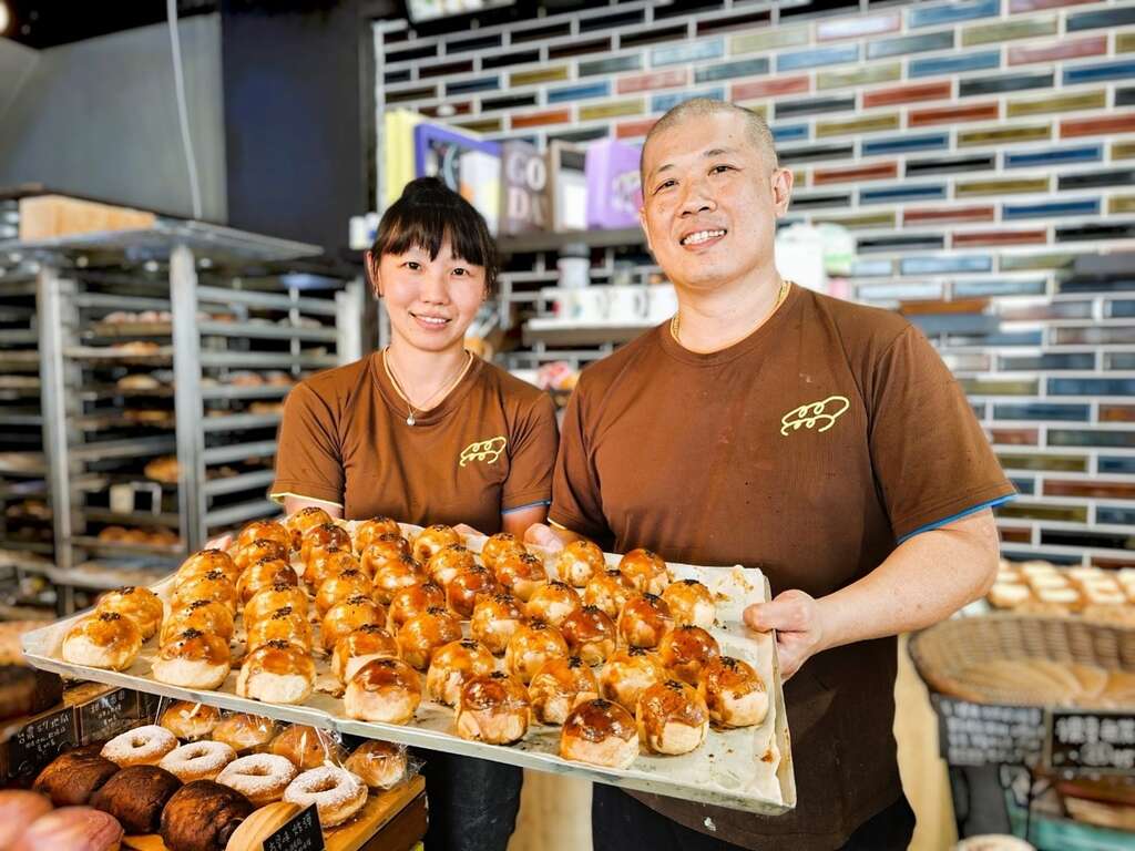 日子食作烘焙由陈宪弘与汪宜安夫妻共同经营打理。（张耘书拍摄）