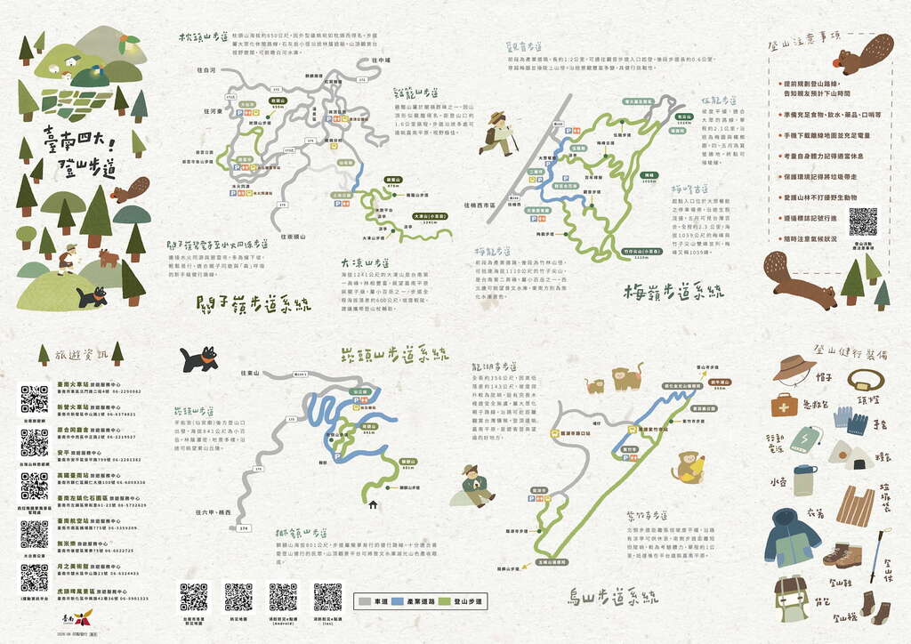台南四大登山步道A2文宣内页
