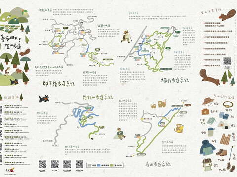 台南四大登山步道A2文宣内页
