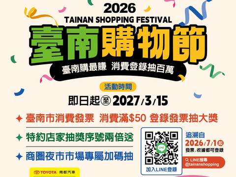 2026台南购物节活动海报