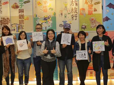 Reiko、Yating、Trista、徐菀瑩（Wanying Hsu）、大宇人、貓。果然如是、beat、Croter等8位插畫家