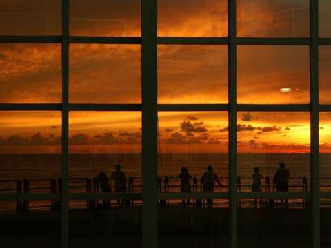 黃金海岸船屋看夕陽