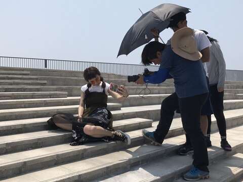 106年台南宣传夏季观光拍摄影片侧拍