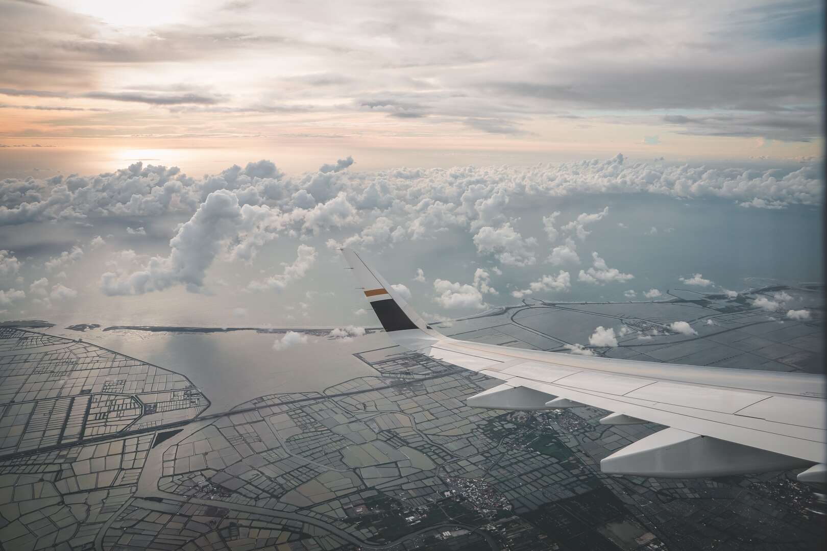 星宇航空七夕微旅行航班飛經台南上空，看到美麗的景緻