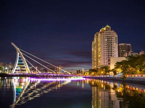 台南运河夜景