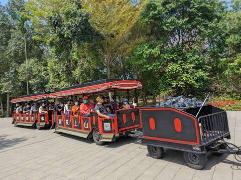 05.來山上水道博物館坐遊園車逛園區