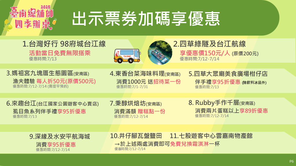 优惠店家