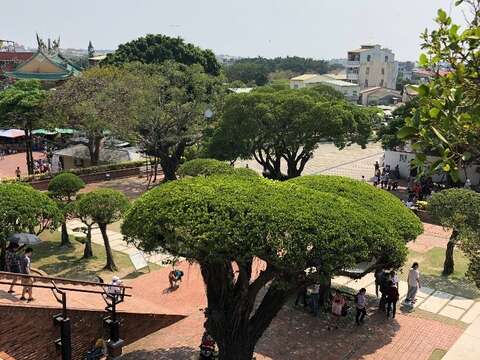 The panoramic view of Anping Old Fort
