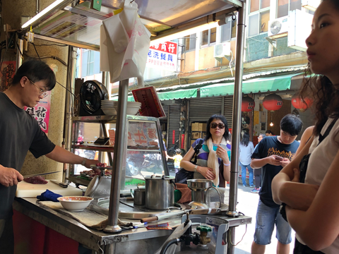 The beef soup food stand in Yongle Market