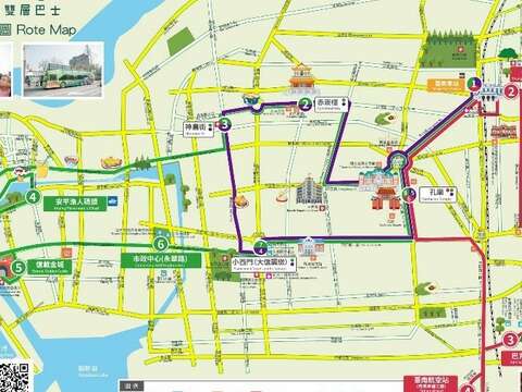 市街区観光バス路線図