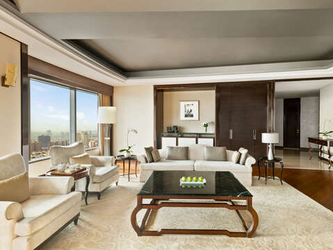  "Shangri-La's Far Eastern Plaza Hotel Presidential Suite - living room "