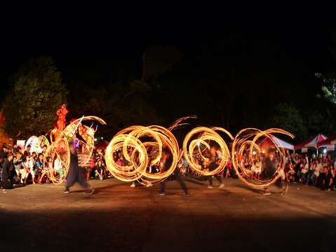 "Guanziling Hot Spring Food Festival Fire Dance Show"