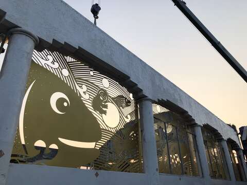 "Fish Market Art Wall is preparing for exhibition"